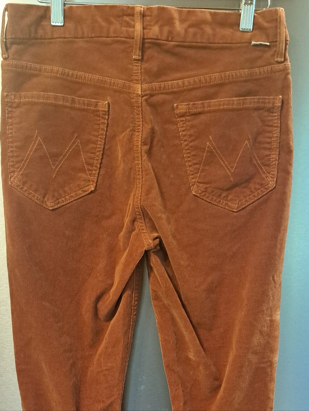MOTHER Corduroy Pants High Waisted Looker Ankle Hopscotch USA Sz 29 - Picture 10 of 11
